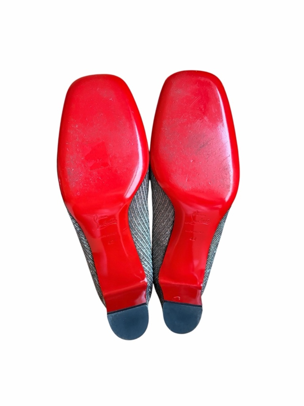 Christian Louboutin Cadrilla Glitter chain heels RETAIL 995 - Picture 7 of 9